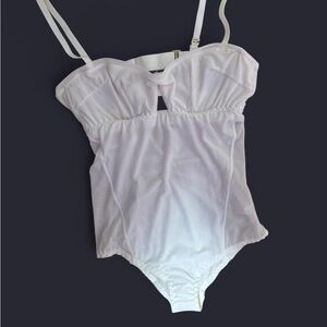 HAH Intimates White Bodysuit